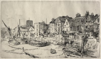"Adam und Eva" Taverne, Old Chelsea von James McNeill Whistler