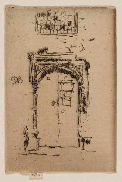 Kirchentür, Edgware von James Abbott McNeill Whistler