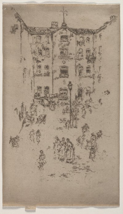 Hof, Brüssel von James McNeill Whistler