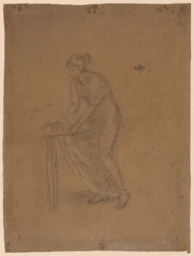 Modell in Gewändern von James McNeill Whistler