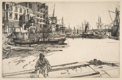 Eagle Wharf von James McNeill Whistler