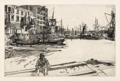 Eagle Wharf von James McNeill Whistler
