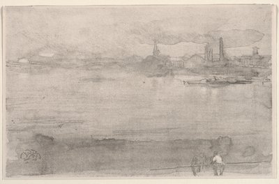 Früher Morgen: Die Themse bei Battersea, London von James McNeill Whistler