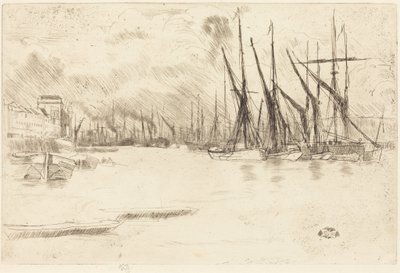 Von den Pickle-Herring Stairs von James McNeill Whistler