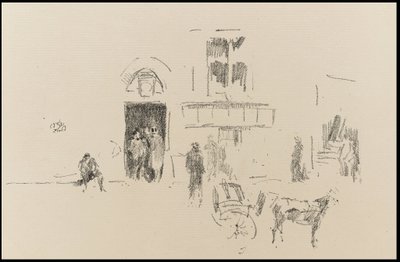 Gaiety Bühnentür von James Abbott McNeill Whistler