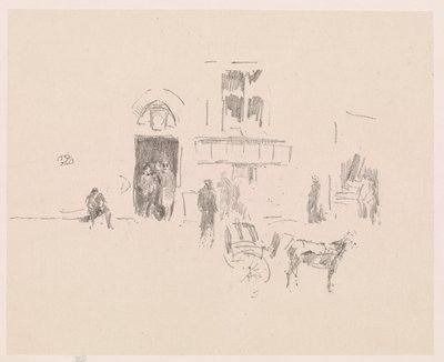 Gaiety Bühneneingang von James Abbott McNeill Whistler