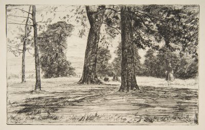 Greenwich Park von James McNeill Whistler