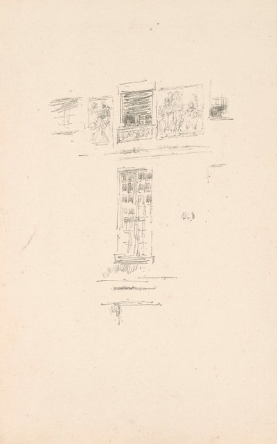 Hôtel Colbert, Fenster von James McNeill Whistler