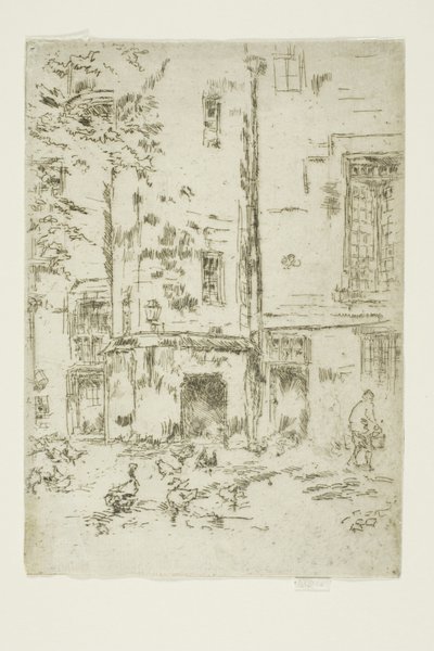 Hôtel de la Croix Blanche von James McNeill Whistler