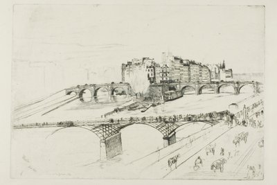 Île de la Cité, Paris von James McNeill Whistler
