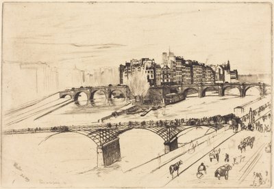 Île de la Cité, Paris von James McNeill Whistler