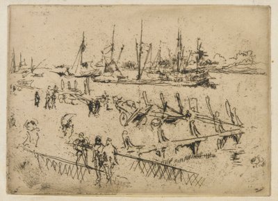 Kleines Dordrecht von James Abbott McNeill Whistler