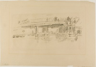 Alte Battersea-Brücke von James McNeill Whistler