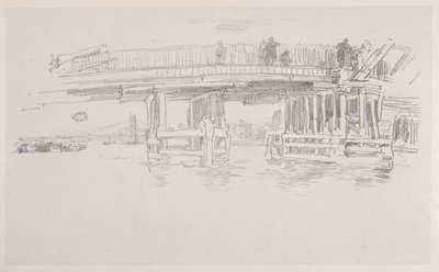 Alte Battersea-Brücke von James McNeill Whistler