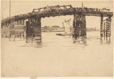 Alte Battersea-Brücke von James McNeill Whistler