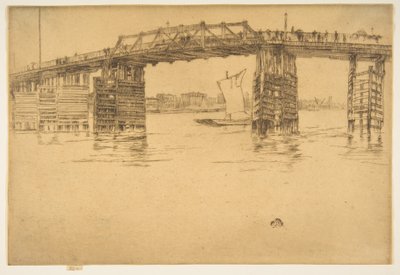 Alte Battersea-Brücke von James McNeill Whistler
