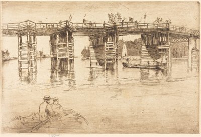 Alte Putney-Brücke von James McNeill Whistler