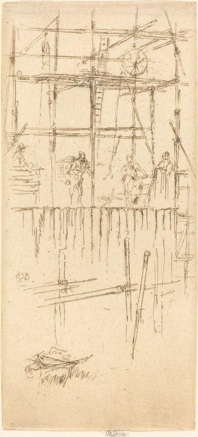 Savoy Gerüst von James Abbott McNeill Whistler