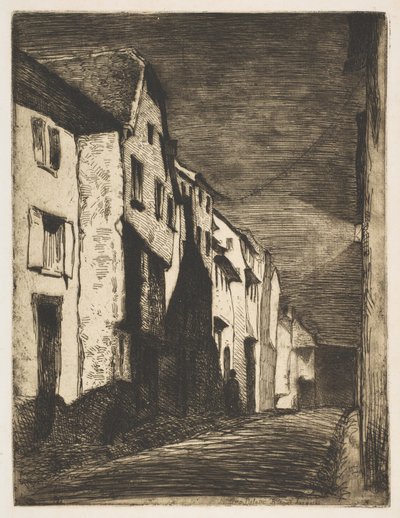 Straße in Saverne von James McNeill Whistler