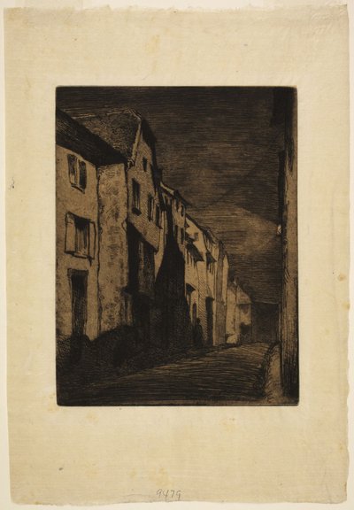 Straße in Saverne von James McNeill Whistler