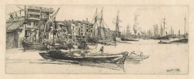 Thames Lagerhäuser von James McNeill Whistler