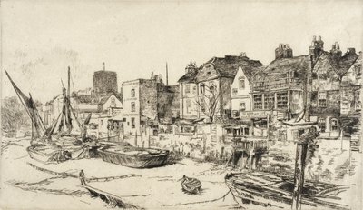 Die "Adam und Eva", Old Chelsea von James McNeill Whistler