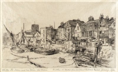 Die Adam und Eva Taverne, Old Chelsea von James McNeill Whistler