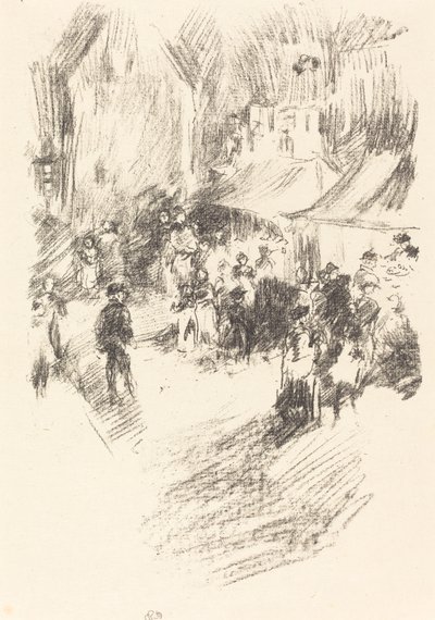 Der Jahrmarkt von James Abbott McNeill Whistler
