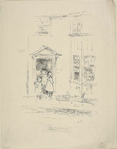 Die kleine Tür, Lyme Regis von James Abbott McNeill Whistler