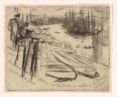 Der kleine Teich von James Abbott McNeill Whistler