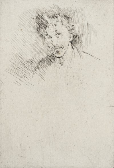 Whistler mit der weißen Locke von James McNeill Whistler