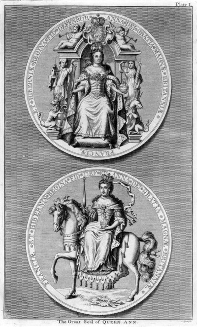 Das große Siegel von Königin Anne von Großbritannien von James Mynde