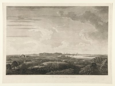 Ansicht von Boston auf dem Weg nach Dorchester von James Newton
