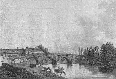 Maidstone-Brücke, Kent. Pl. 2, 1787 von James Newton