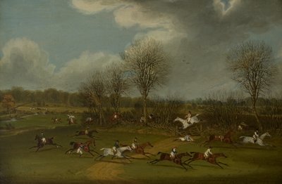 Das St Albans Grand Steeplechase vom 8. März 1832, 1832-33 von James Pollard