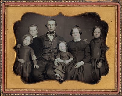 Porträt einer Familie, ca. 1848 von James Presley Ball