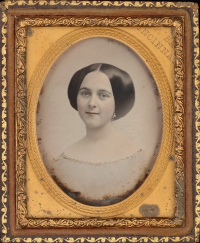 Porträt einer Frau, ca. 1850 von James Presley Ball