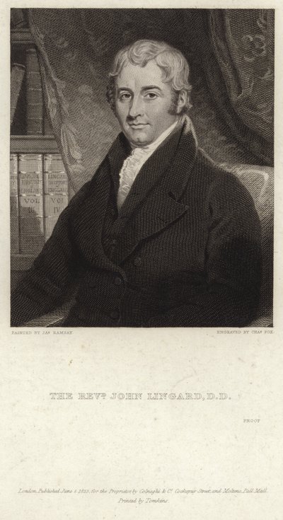 Porträt von John Lingard von James Ramsay
