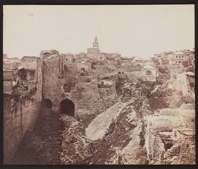 Teich von Bethesda. Jerusalem von James Robertson