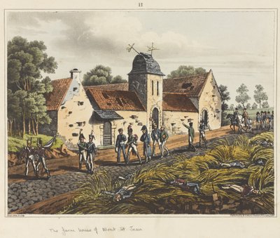 Das Bauernhaus von Mont St Jean, aus 