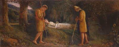 Imogen und die Hirten, 1860-1870 von James Smetham
