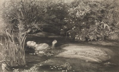 Ophelia, Shakespeare, Hamlet, Akt 4, Szene 7, 1. März 1866 von James Stephenson