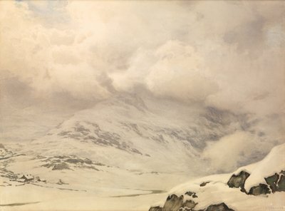 Eine Welt aus Schnee und Wolken von James Thomas Watts
