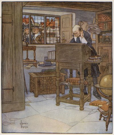 Illustration für Der vollkommene Angler von Izaak Walton von James Thorpe