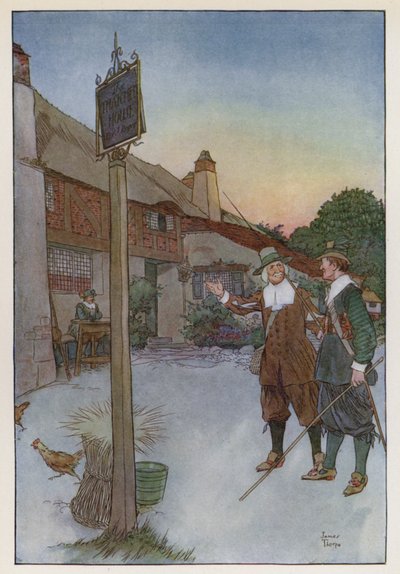 Illustration für Der vollkommene Angler von Izaak Walton von James Thorpe