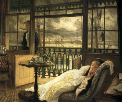Ein vorbeiziehender Sturm von James Tissot