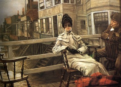 Warten auf die Fähre II von James Tissot