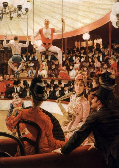 Frauen von Paris: Der Zirkusliebhaber von James Tissot