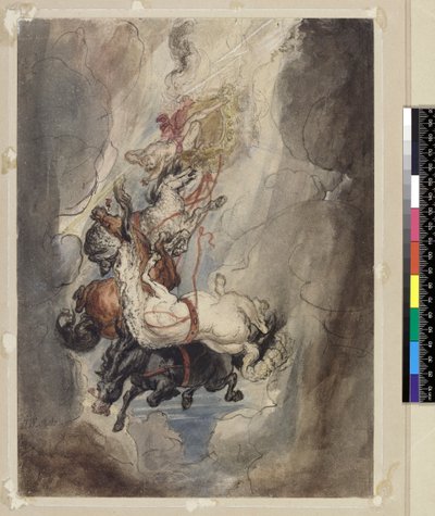 Studie für den Fall des Phaethon, ca. 1808 von James Ward