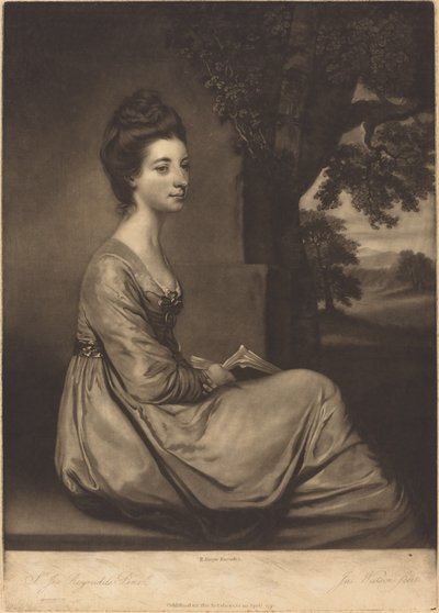 Jemima Gräfin Cornwallis von James Watson after Sir Joshua Reynolds